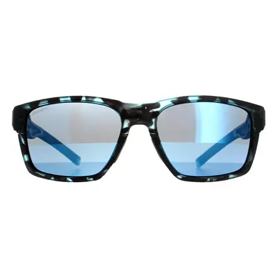 Smith Sunglasses Caravan Mag G8X QG Matte Black Grey Blue Havana Blue Mirror Polarized Chromapop