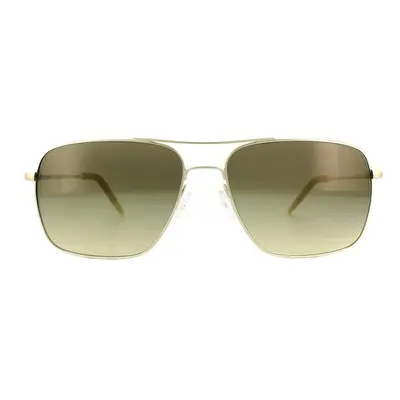 Oliver Peoples Sunglasses Clifton 1150 5035/85 Gold Chrome Olive VFX Photochromic