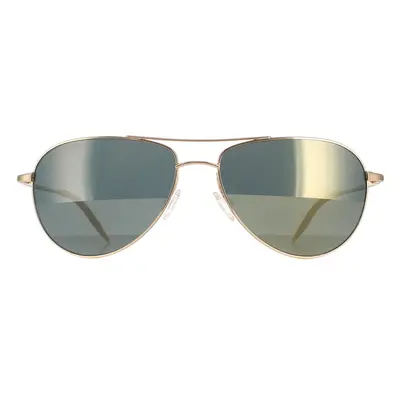 Oliver Peoples Sunglasses Benedict 1002 5264O9 18K Gold Plated G15 Goldtone VFX