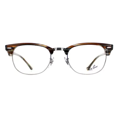 Ray-Ban Glasses Frames RX5154 Clubmaster 5749 Polished Brown Men Women