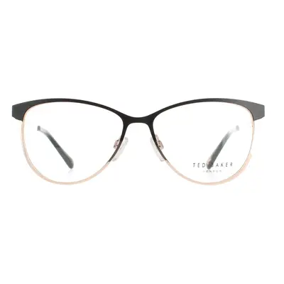 Ted Baker Glasses Frames TB2255 Aure 001 Black and Rose Gold Women