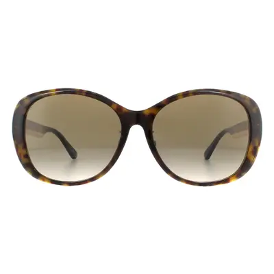 Gucci Sunglasses GG0849SK 003 Dark Havana Brown Gradient