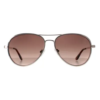 Guess Sunglasses GF0350 32F Gold Brown Gradient