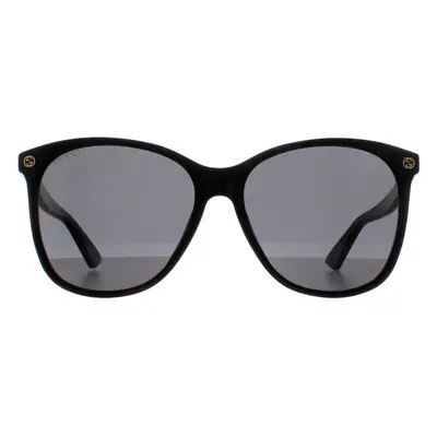 Gucci Sunglasses GG0024S 001 Black Grey