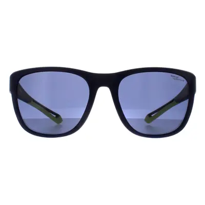 Polaroid Sunglasses PLD 7051/S FLL 7I Matte Blue Blue Polarized High Contrast