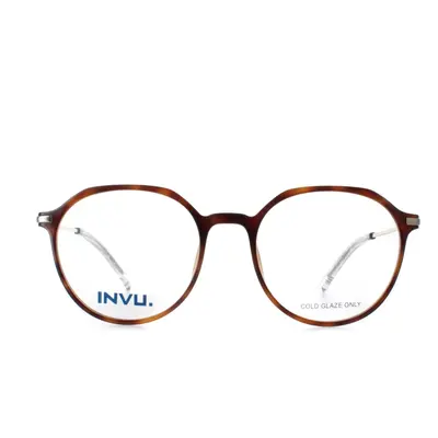 INVU Glasses Frames B4117 B Honey Tortoise Demi Gold Men Women