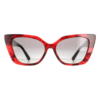 Valentino Sunglasses VA4073 502011 Red Havana Grey Gradient