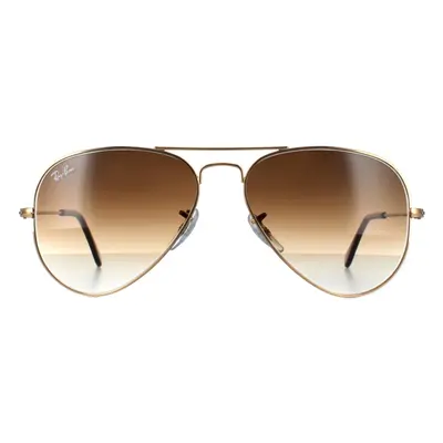 Ray-Ban Sunglasses Aviator RB3025 001/51 Gold Brown Gradient 55mm Small