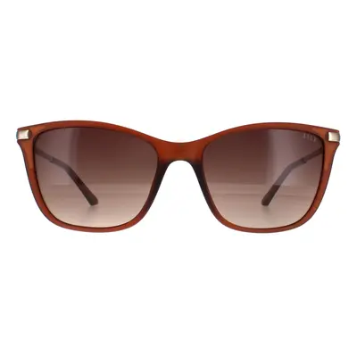 Elle Sunglasses 14880 BR Matte Brown Brown Gradient