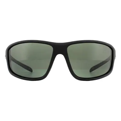 Montana Sunglasses SP313A Black Rubber Green G15 Polarized