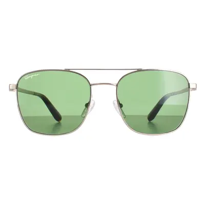 Salvatore Ferragamo Sunglasses SF158S 717 Golld Green