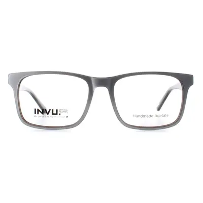 INVU Glasses Frames B4008 C Silver Petrol Men Women