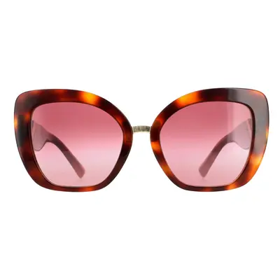 Valentino Sunglasses VA4057 50118H Light Havana Purple Gradient