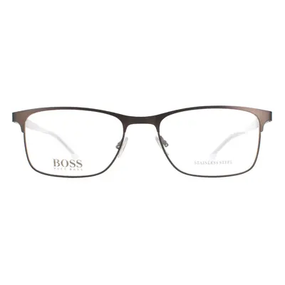 Hugo Boss Glasses Frames BOSS 0967/IT YZ4 Matte Brown Men