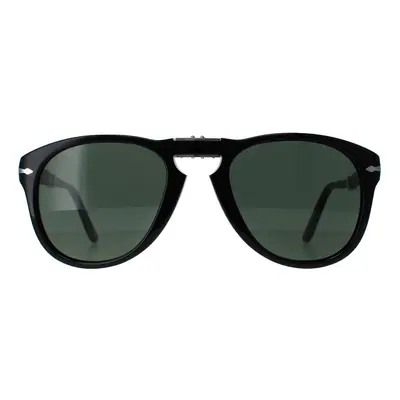 Persol Sunglasses PO0714 95/31 Black Green Folding 54mm