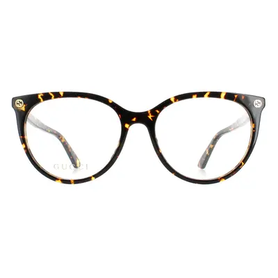 Gucci Glasses Frames GG0093O 002 Havana Women