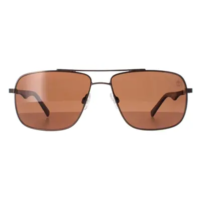 Timberland Sunglasses TB9107 50H Dark Brown Brown Polarized