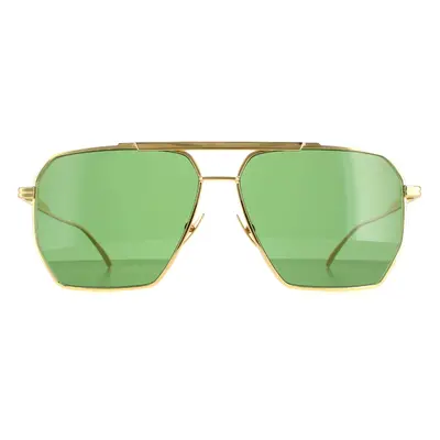 Bottega Veneta Sunglasses BV1012S 004 Gold Green