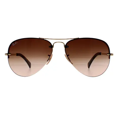 Rayban Sunglasses 3449 Gold Brown Gradient 001/13 59mm