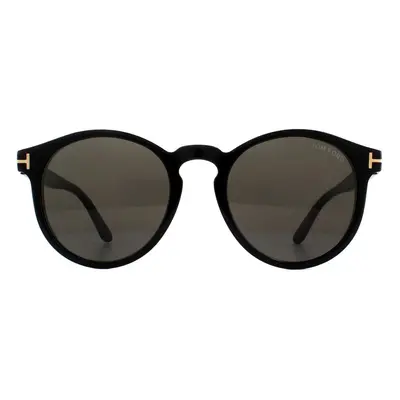 Tom Ford Sunglasses Ian 0591 01A Shiny Black Grey Smoke Gradient