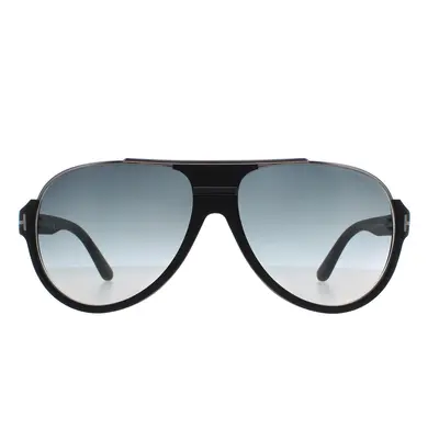 Tom Ford Sunglasses 0334 Dimitry 02W Matt Black Blue Grey Gradient