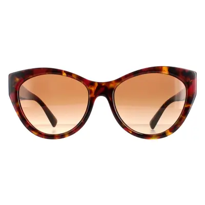 Valentino Sunglasses VA4109 519413 Red Havana Brown Gradient