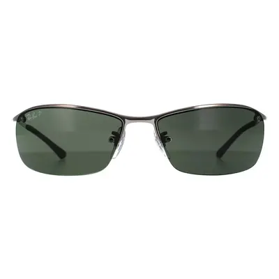 Rayban Sunglasses Top Bar 3183 Gunmetal Polarized Green 004/9A