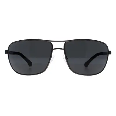 Emporio Armani Sunglasses 2033 3130/87 Ruthenium Rubber Grey