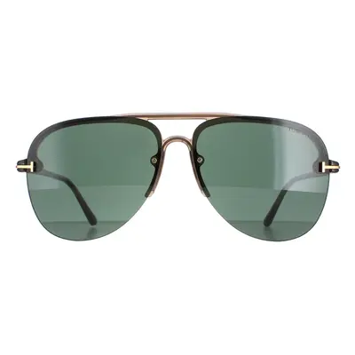 Tom Ford Sunglasses Terry 02 FT1004 45N Shiny Light Brown Green