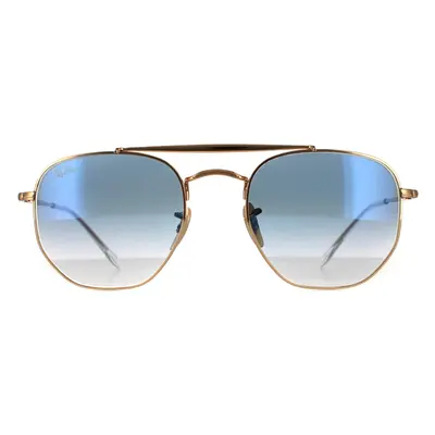 Ray-Ban Sunglasses Marshal 3648 001/3F Gold Light Blue Gradient