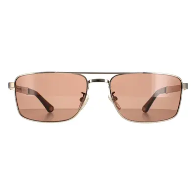 Police Sunglasses SPLB43 Origins 37 02A8 Shiny Grey Gold Brown