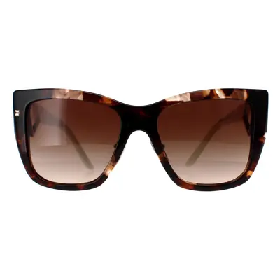 Prada Sunglasses PR21YS 07R6S1 Caramel Tortoise and White Brown Gradient