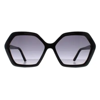 Guess Sunglasses GF6144 01B Black Grey Gradient