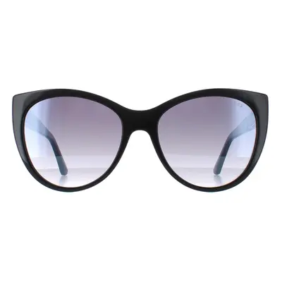 Guess Sunglasses GF6069 01B Shiny Black Smoke Gradient