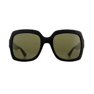 Gucci Sunglasses GG0036SN Black Green Glitter and Red Green