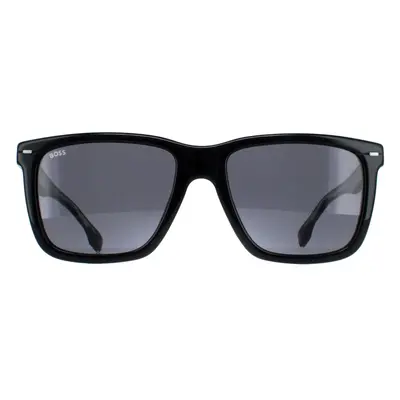 Hugo Boss Sunglasses BOSS 1317/S 284 IR Black Ruthenium Grey Blue