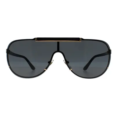 Versace Sunglasses 2140 100287 Gold Grey