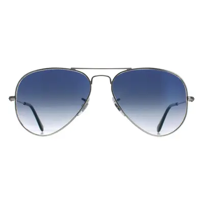 Ray-Ban Sunglasses Aviator 3025 Silver Gradient Light Blue 003/3F 62mm