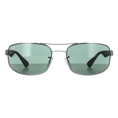 Rayban Sunglasses 3445 004 Gunmetal Green