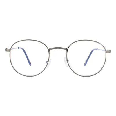 Montana Reading Glasses HBLF54 Gunmetal Grey Blue Light Block 0.00