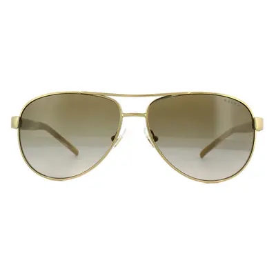 Ralph by Ralph Lauren Sunglasses 4004 101/13 Gold Cream Brown Gradient