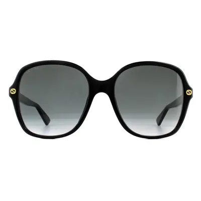 Gucci Sunglasses GG0092S 001 Black Grey Gradient