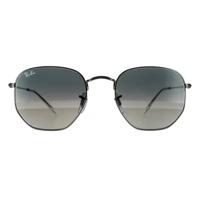 Ray-Ban Sunglasses Hexagonal RB3548N 004/71 Gunmetal Dark Grey Gradient