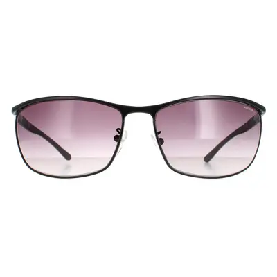 Police Sunglasses S8647 0531 Total Semi Matte Black Smoke Gradient