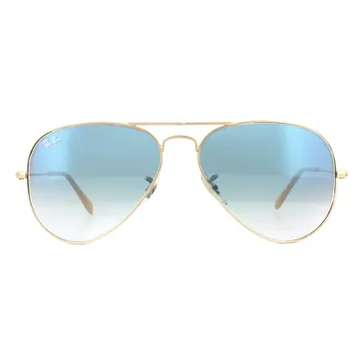 Ray-Ban Sunglasses Aviator 3025 001/3F Gold Blue 58mm