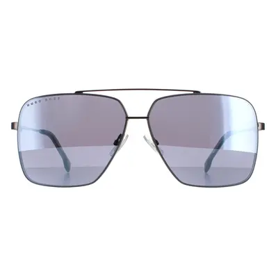 Hugo Boss Sunglasses BOSS 1325/S KJ1 T4 Dark Ruthenium Silver Mirror