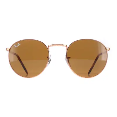 Ray-Ban Sunglasses RB3637 New Round 920233 Rose Gold Brown