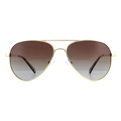 Polaroid Sunglasses 6012/N/NEW J5G LA Gold Brown Gradient Polarized