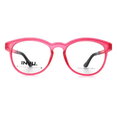 INVU Glasses Frames K4805 B Frosty Fuchsia Women