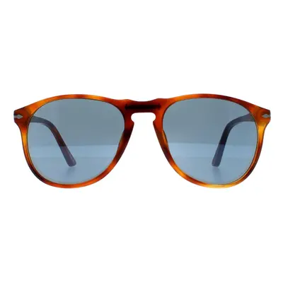 Persol Sunglasses 9649 96/56 Terra Di Siena Light Blue